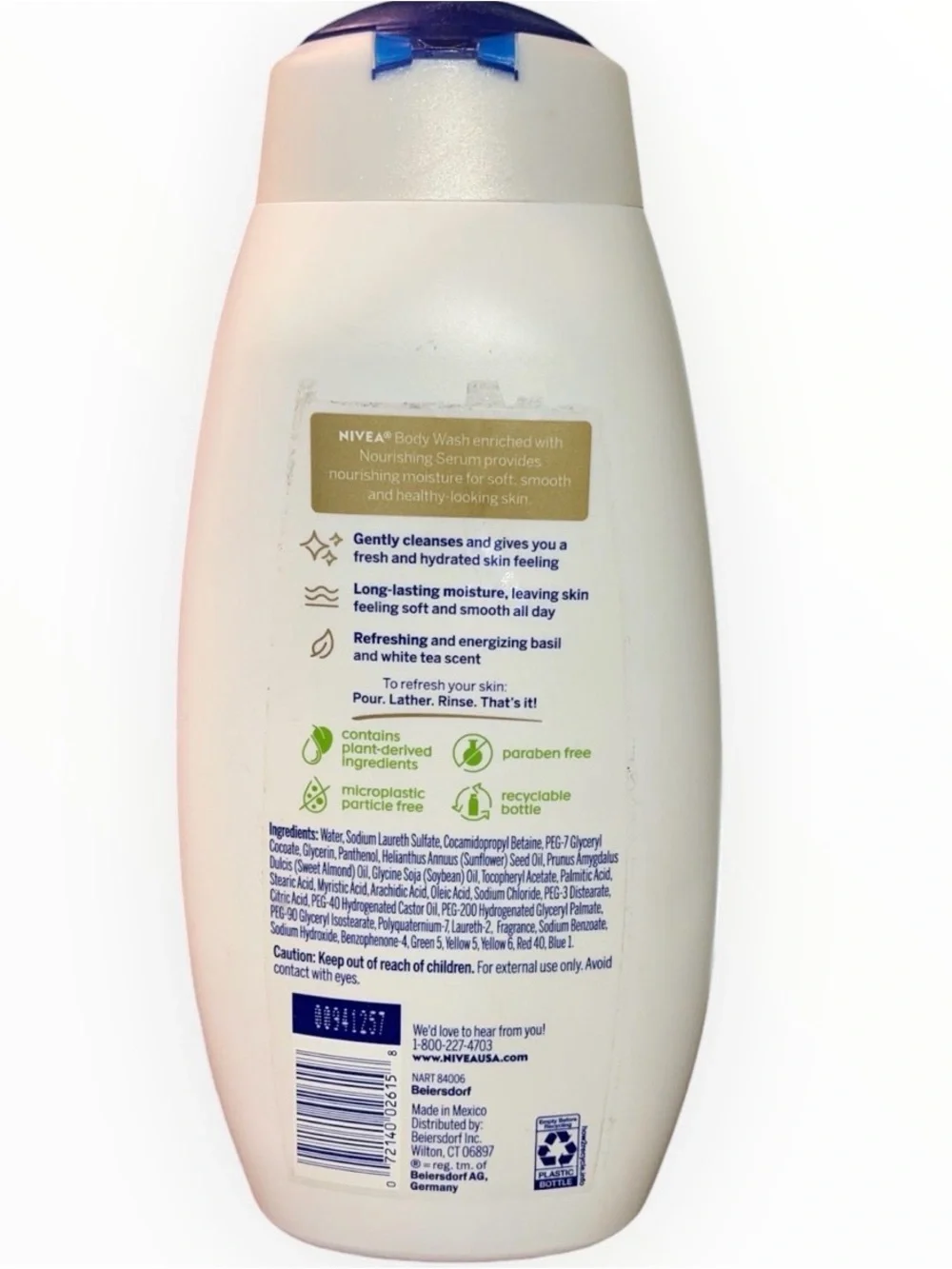 Nivea Intense Nourishing Moisture Body Lotion & Refreshing Body Wash